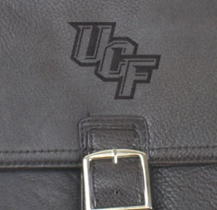 Custom Laser Engraved Logo Leather Bag