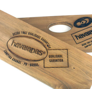 Laser Marked Logo Wood Boards