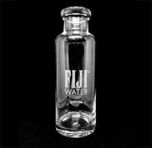 Laser Engraved Fiji Glass Water Bottle