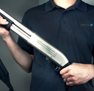 Laser Marked Shotgun