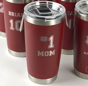 Custom Laser Engraved Stainless Steel Tumblers 