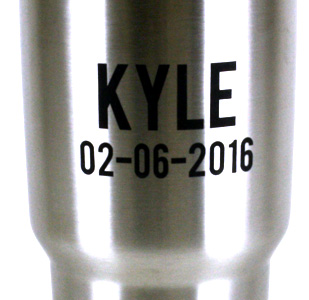 Laser Marked YETI Tumbler